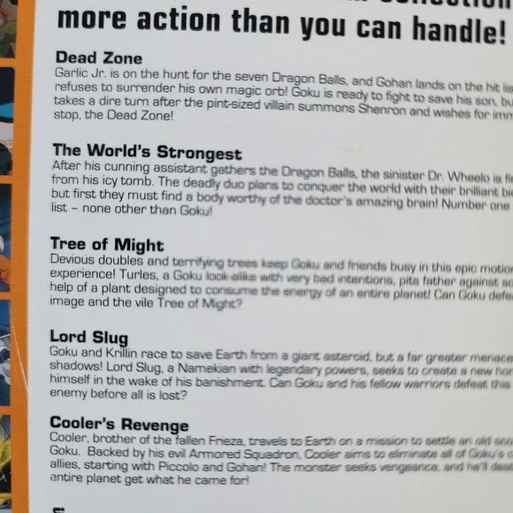 Dragon Ball Movies Collection 1 + 3 DVDs Lord Slug Dead Zone Broly Fusion Reborn - Picture 11 of 12